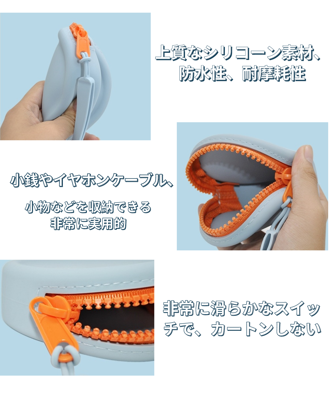 Mrhot ヘッドホンケース 収納ケース ヘッドホン 収納 薄型 シリコンイヤホンケーブル収納 さくて持ち運びやすい 防塵・防水・耐衝撃を兼ね備えたイヤホンケース小銭入れ (ピンク)